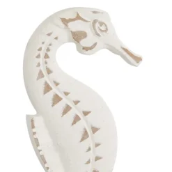 Kirkland's Home White Wood Sea Creature Statues, Set Of 3- Statues & Figurines