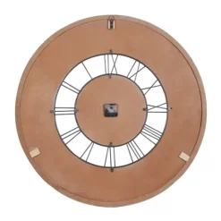 Kirkland's Home White Wood Vintage Farmhouse Clock- Clocks