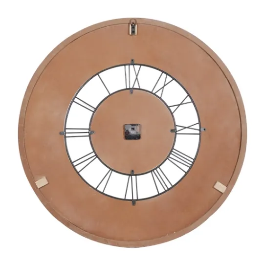 Kirkland's Home White Wood Vintage Farmhouse Clock- Clocks
