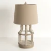 Kirkland's Home Whitewash Open Beaded Table Lamp- Table Lamps