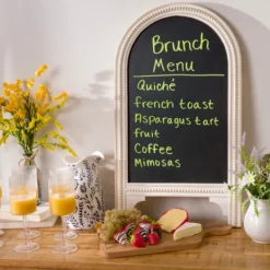Kirkland's Home Whitewashed Beaded Chalkboard Easel- Memo & Chalkboards