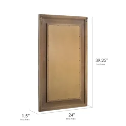 Kirkland's Home Whitewashed Hand Woven Rattan Mirror- Decorative Mirrors