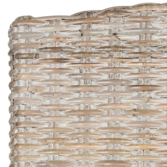 Kirkland's Home Whitewashed Kubu Rattan Dining Chairs, Set Of 2- Dining Chairs