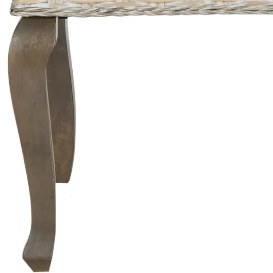 Kirkland's Home Whitewashed Kubu Rattan Dining Chairs, Set Of 2- Dining Chairs