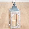 Kirkland's Home Whitewashed New Hampshire Lantern, 17 In.- Lanterns
