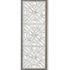 Kirkland's Home Whitewashed Wood & Gray Frame Cut Out Wall Plaque- Wall Plaques