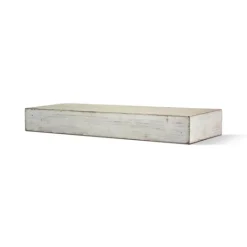 Kirkland's Home Whitewashed Wood Floating Shelf, 24 In.- Shelves