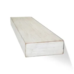 Kirkland's Home Whitewashed Wood Floating Shelf, 24 In.- Shelves