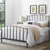 Kirkland's Home Whitley Metal Slat Queen Bed- Beds & Headboards