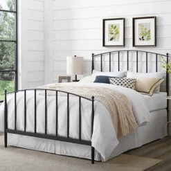 Kirkland's Home Whitley Metal Slat Queen Bed- Beds & Headboards