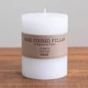 Kirkland's Home Wide Unscented Pillar Candle, 5 In.- Candles