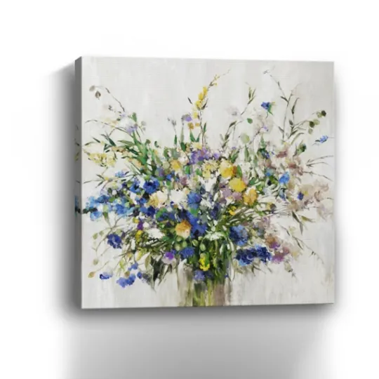 Kirkland's Home Wild Grown Bouquet Canvas Art Print, 40X40 In.- Canvas Art