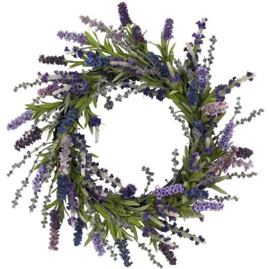 Kirkland's Home Wild Lavender And Greenery Wreath- Wreaths