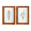 Kirkland's Home Wildflower Stems Framed Art Prints, Set Of 2- Framed Art