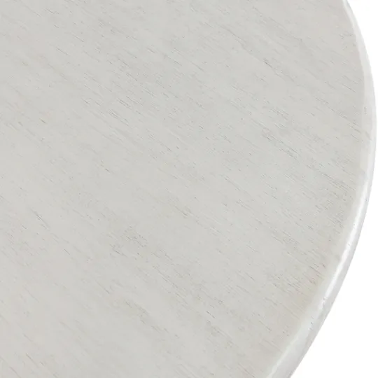 Kirkland's Home Willa White Reclaimed Pine Wood Dining Table- Dining Tables