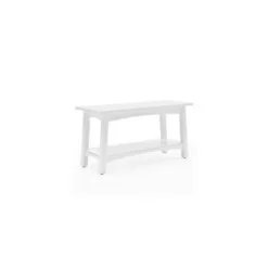 Kirkland's Home Willis Wooden Lower Shelf Bench- Benches & Ottomans