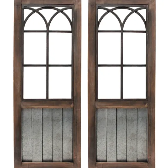Kirkland's Home Willow Farms Window Plaque, Set Of 2- Wall Plaques