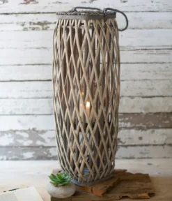 Kirkland's Home Willow Oval Lantern, 28 In.- Outdoor Lighting