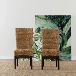 Kirkland's Home Windsor Rattan Dining Chair- Dining Chairs