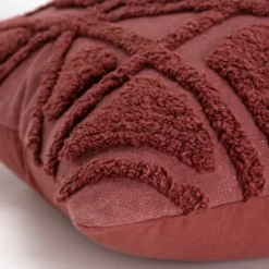 Kirkland's Home Wine Geo Tufted Throw Pillow- Pillows