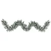 Kirkland's Home Wintergreen Flocked Pinecone Garland, 108 In.- Arrangements & Greenery