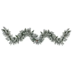 Kirkland's Home Wintergreen Flocked Pinecone Garland, 108 In.- Arrangements & Greenery
