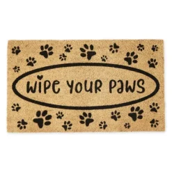 Kirkland's Home Wipe Your Paws Coir Doormat- Doormats