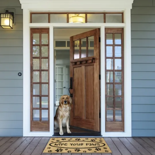 Kirkland's Home Wipe Your Paws Coir Doormat- Doormats