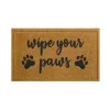 Kirkland's Home Wipe Your Paws Welcome Mat- Doormats