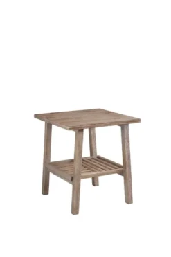 Kirkland's Home Wire Brushed Natural Accent Table- Accent & End Tables