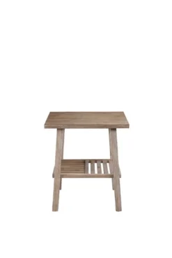 Kirkland's Home Wire Brushed Natural Accent Table- Accent & End Tables