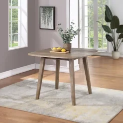 Kirkland's Home Wire Brushed Natural Dining Table- Dining Tables