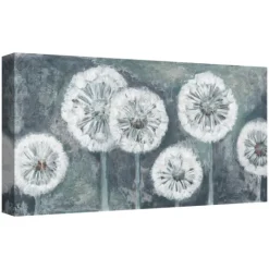 Kirkland's Home Wishing Blue Light Canvas Art Print, 54X27 In.- Canvas Art