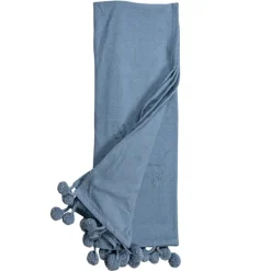 Kirkland's Home With Pom Poms Throw Blanket- Blankets & Throws