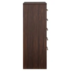 Kirkland's Home Wood & Gold Hardware 5-Drawer Chest- Dressers & Chests