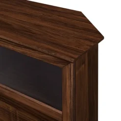 Kirkland's Home Wood Alcove Doors Led Fireplace Media Cabinet- Tv Stands & Media Consoles