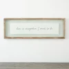 Kirkland's Home Wood And Glass Everywhere I Want To Be Plaque- Wall Quotes & Signs