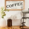 Kirkland's Home Wood And Metal Coffee Framed Plaque- Wall Quotes & Signs