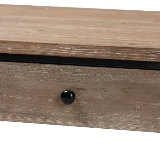 Kirkland's Home Wood And Metal 2-Drawer Coffee Table- Coffee Tables