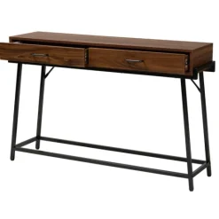 Kirkland's Home Wood And Metal 2-Drawer Console Table- Console Tables