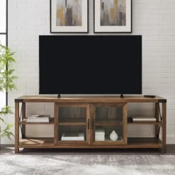 Kirkland's Home Wood And Metal Farmhouse Tv Stand- Tv Stands & Media Consoles