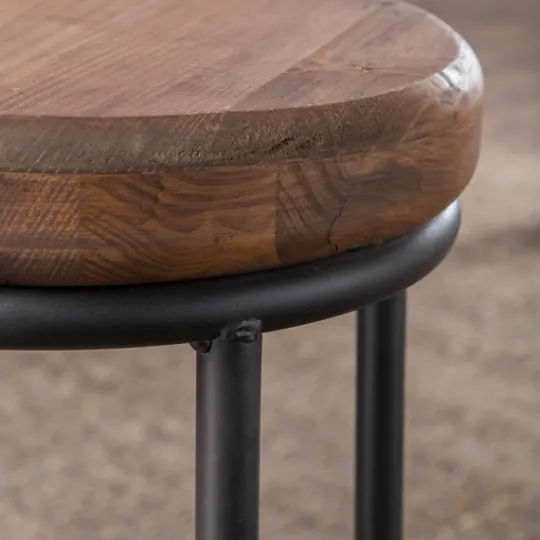 Kirkland's Home Wood And Metal Kendall Barstool- Bar Stools & Counter Height Stools