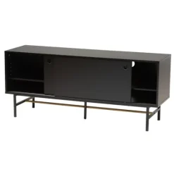 Kirkland's Home Wood And Metal Sliding Door Tv Stand- Tv Stands & Media Consoles