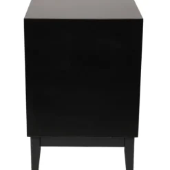 Kirkland's Home Wood And Natural Rattan Drawer Nightstand- Nightstands