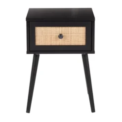 Kirkland's Home Wood And Rattan Drawer Accent Table- Accent & End Tables