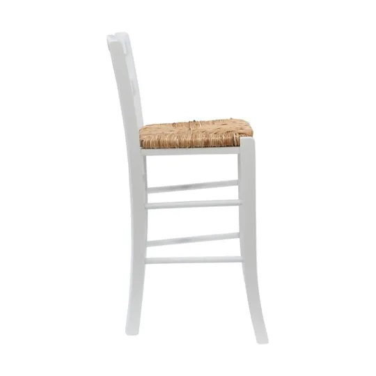 Kirkland's Home Wood And Seagrass Counter Stools, Set Of 2- Bar Stools & Counter Height Stools