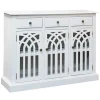 Kirkland's Home Wood Arches 3-Door Cabinet- Cabinets & Sideboards