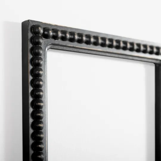 Kirkland's Home Wood Beaded 6-Pane Window Wall Plaque- Wall Plaques