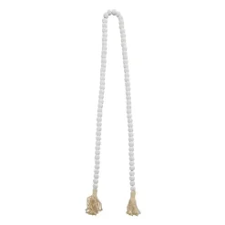Kirkland's Home Wood Beaded Tassel Garland- Decorative Accents