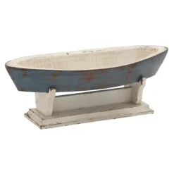 Kirkland's Home Wood Boat Sculpture- Statues & Figurines